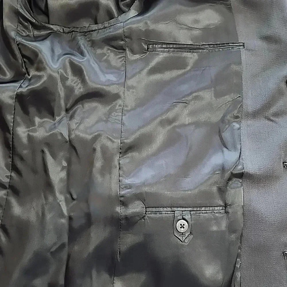 Men's Austin Reed 1-Pc Suit Jacket,  Gray, Size 44R, Pre-Owned - Picture 7 of 9